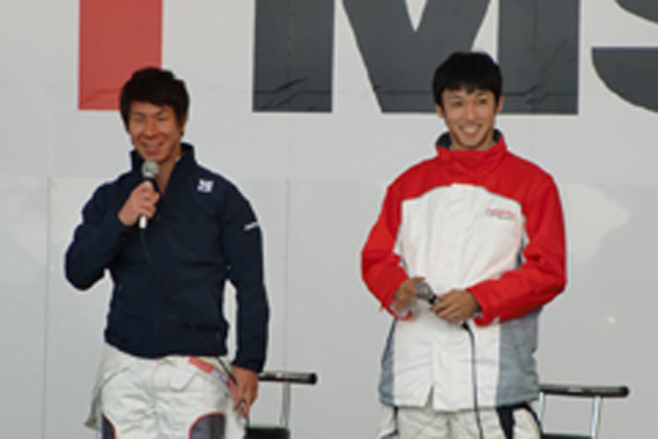 小林可夢偉&中嶋一貴、トークショーで息ぴったり