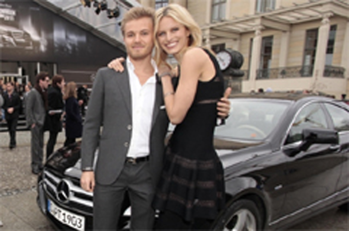 ニコ・ロズベルグ、メルセデス・ベンツ・ファッション・ウィークに出席