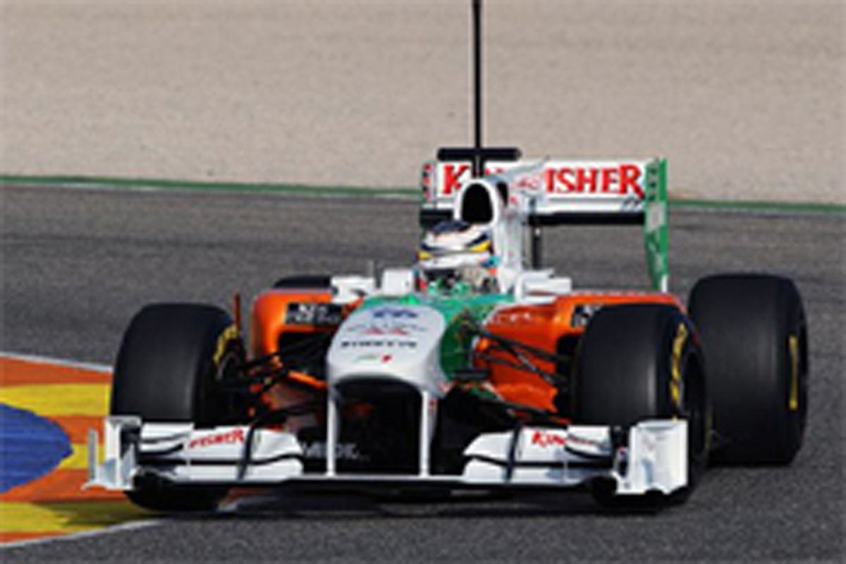 フォース・インディア：F1バレンシアテスト初日