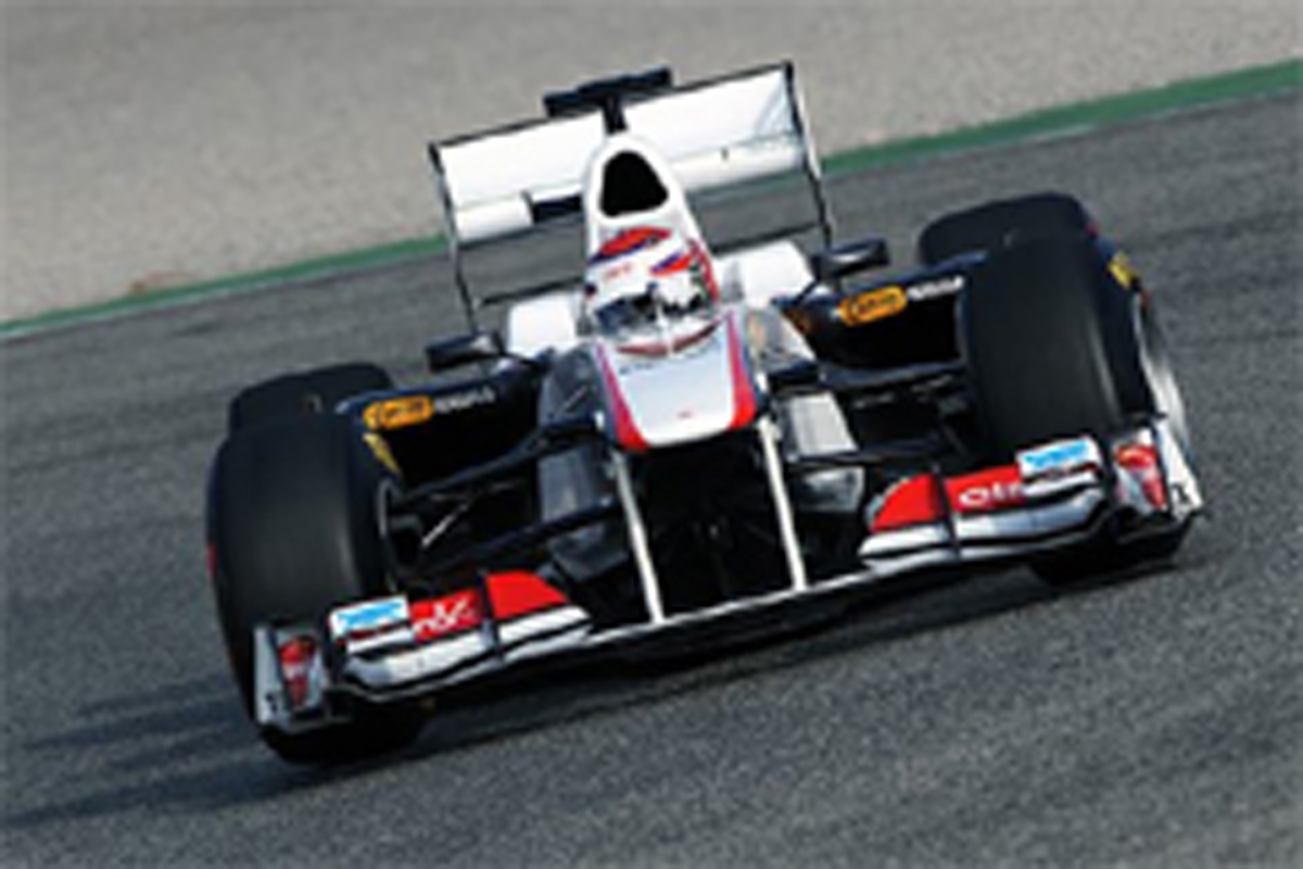 小林可夢偉、C30で6番手タイム (F1バレンシアテスト初日)