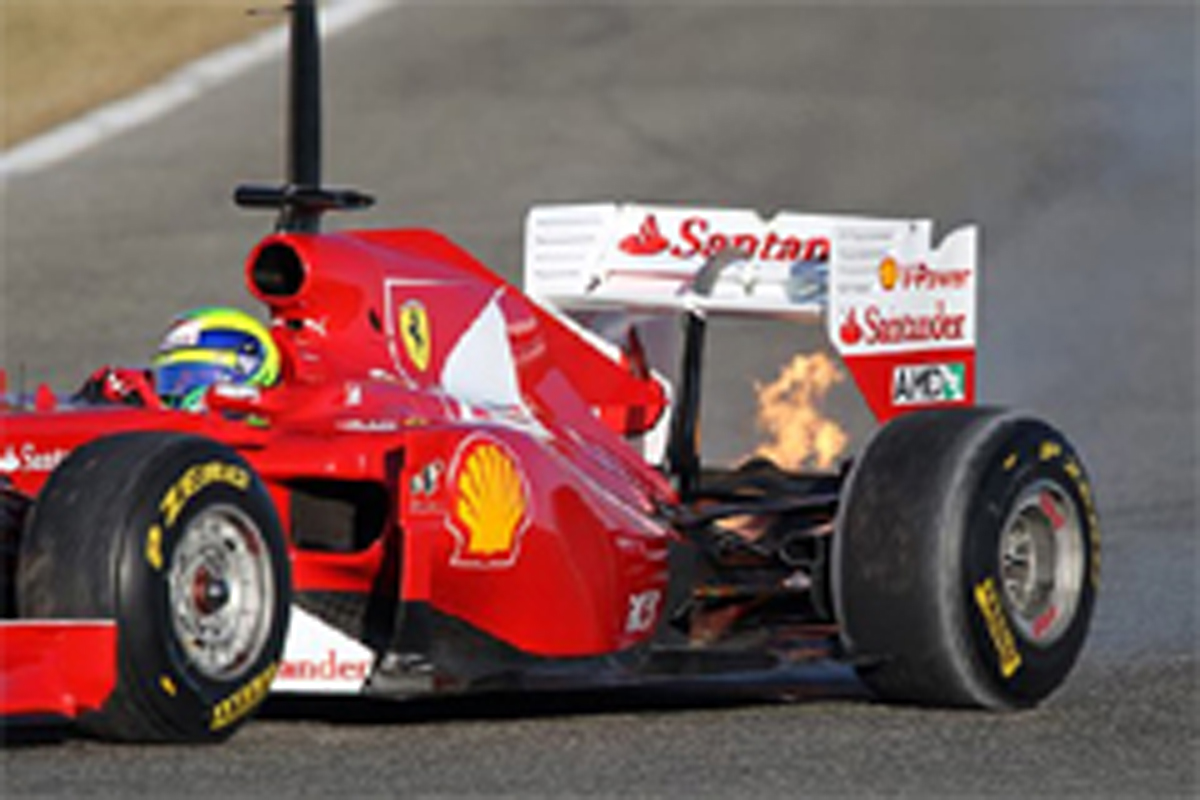 フェリペ・マッサ、F150での初テストはエンジン出火でストップ