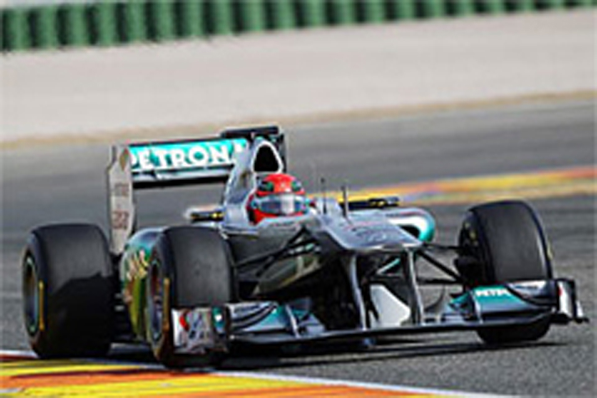 ミハエル・シューマッハ、W02の進歩に満足