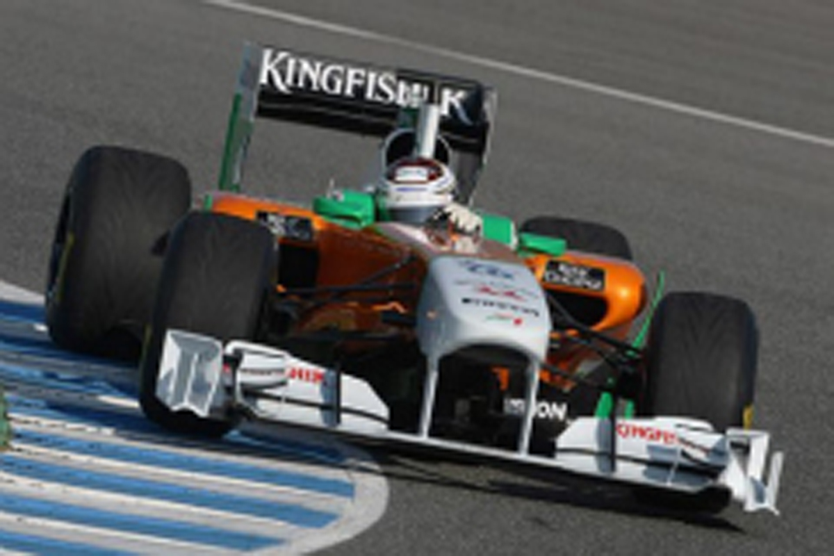 フォース・インディア VJM04：初走行 （画像）