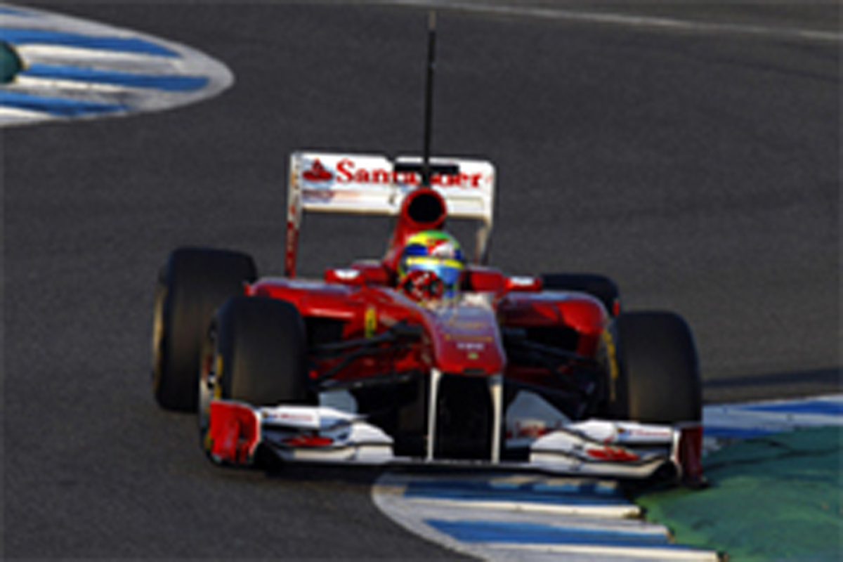 F1ヘレステスト初日：フェリペ・マッサがトップタイム