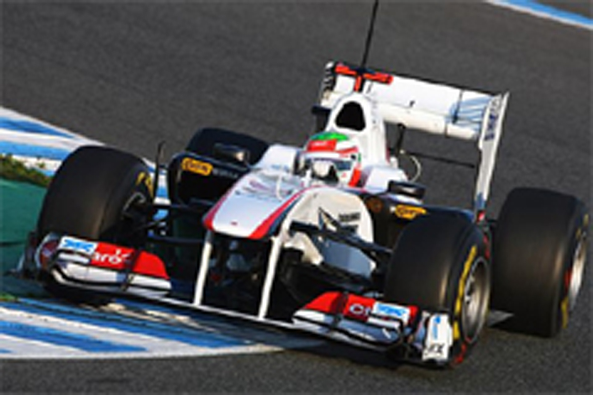 セルジオ・ペレス、2番手タイムを記録 （F1ヘレステスト初日）