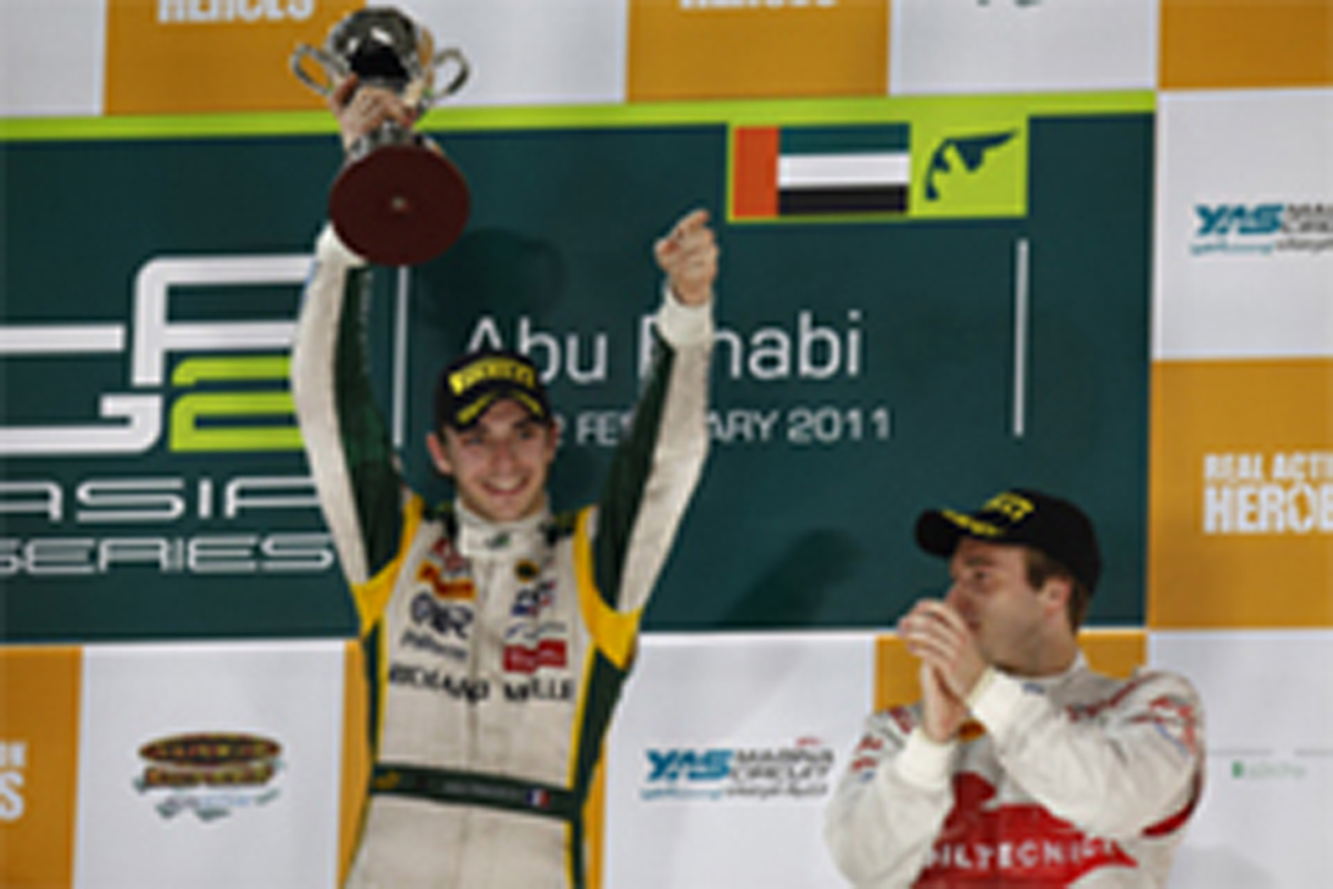 ジュール・ビアンキ、GP2アジア開幕戦を制す