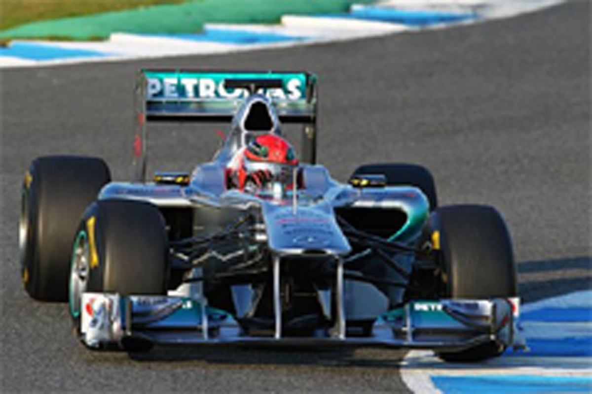 F1ヘレステスト2日目：ミハエル・シューマッハがトップタイム