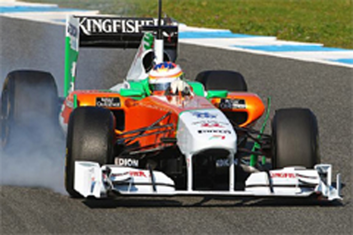 ポール・ディ・レスタ、VJM04で初走行 （F1ヘレステスト3日目）
