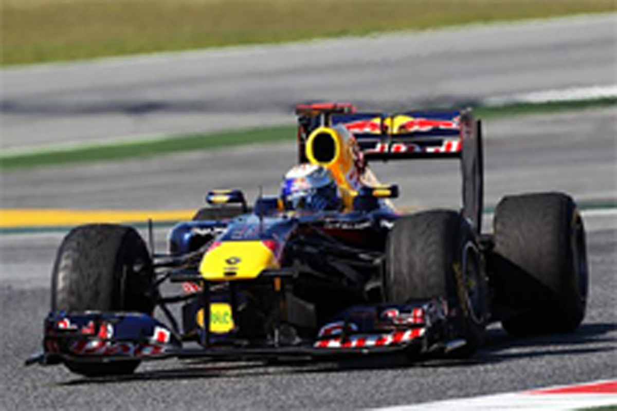 F1バルセロナテスト初日:セバスチャン・ベッテルがトップタイム