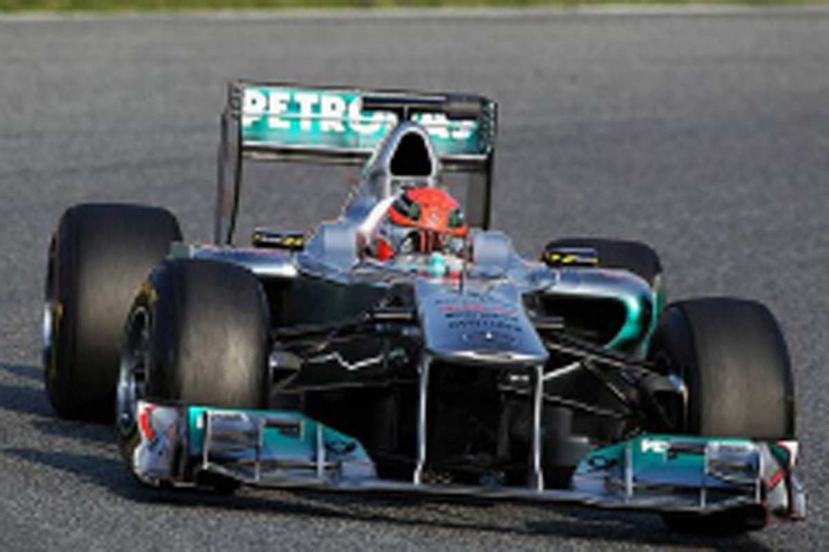 F1バルセロナテスト4日目:ミハエル・シューマッハがトップタイム