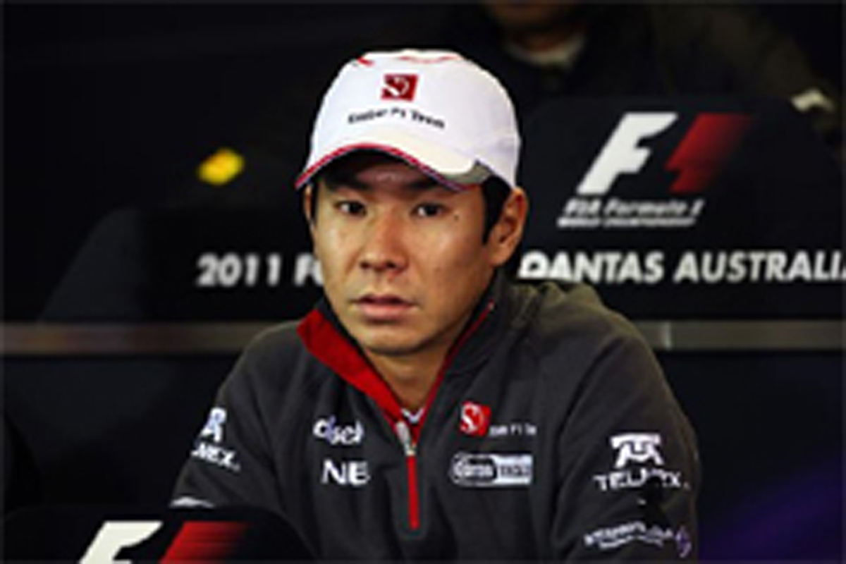 小林可夢偉、F1公式記者会見で日本への支援を呼びかけ