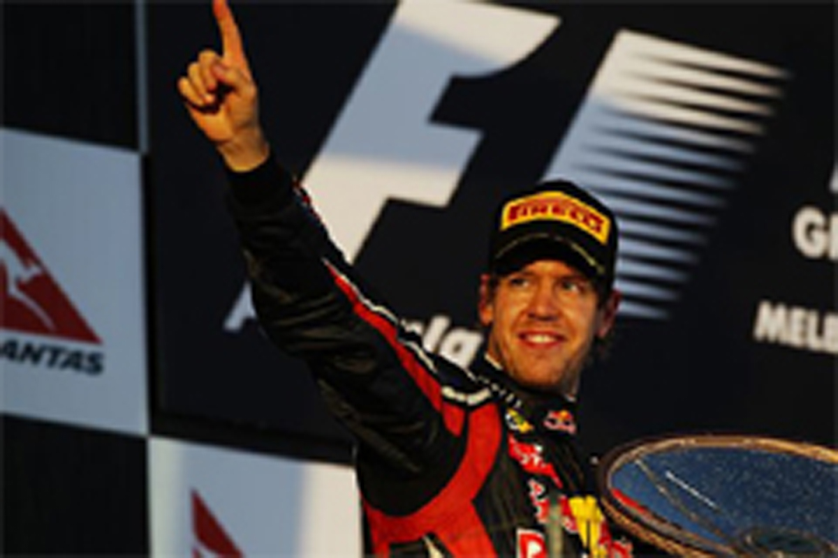レッドブル:セバスチャン・ベッテルが圧勝 (F1オーストラリアGP)