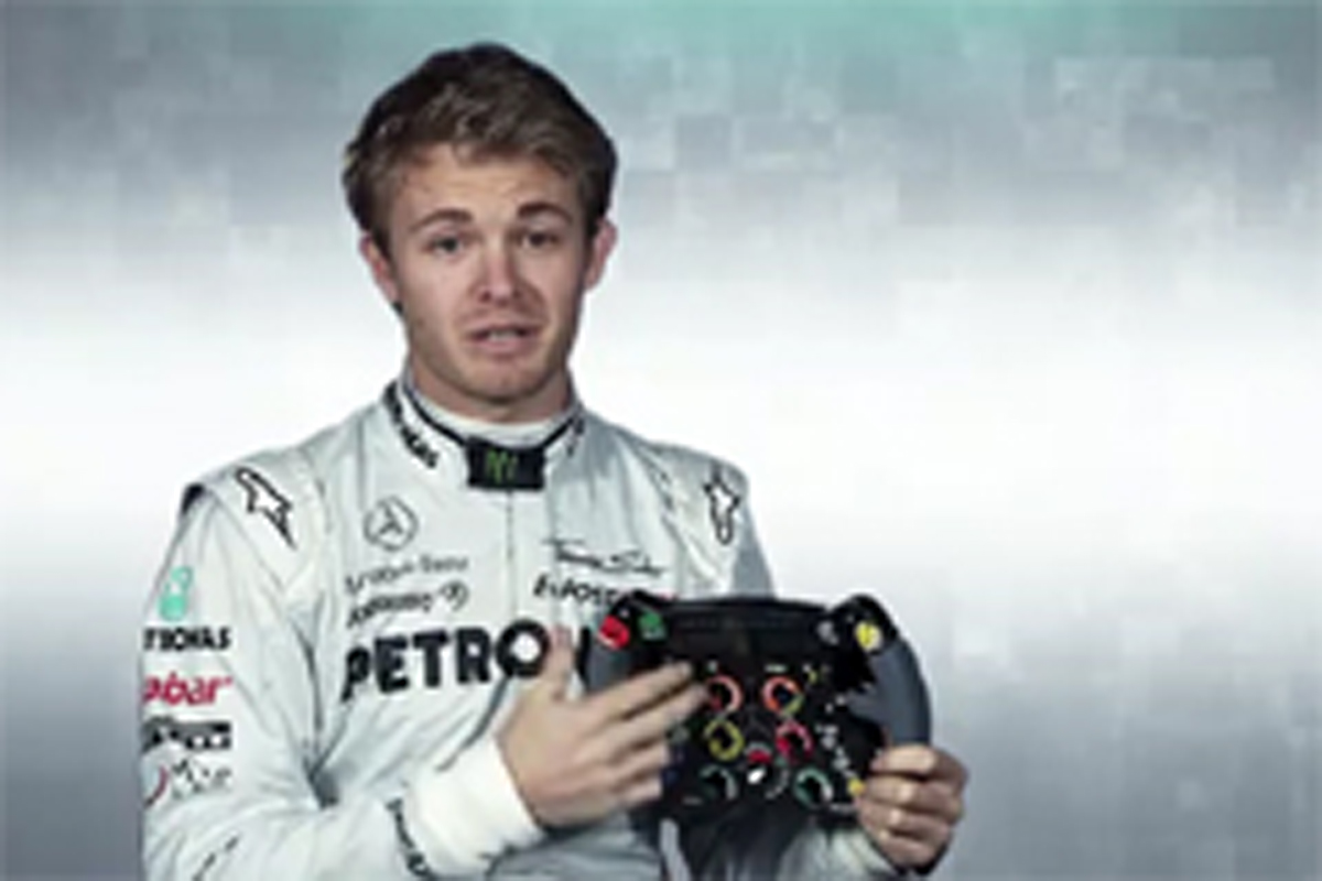 動画:メルセデスGP MGP W02 F1ステアリング解説
