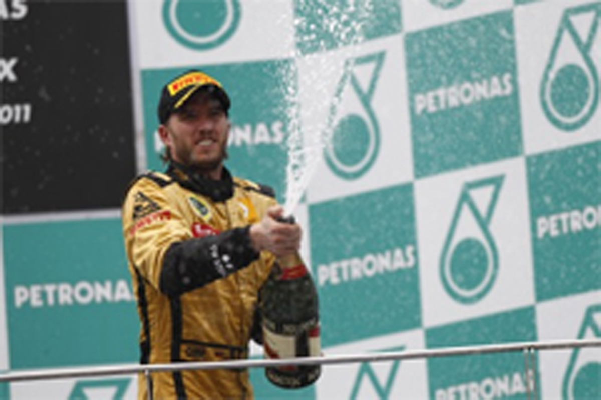 ロータス・ルノーGP：ハイドフェルドが3位表彰台 （F1マレーシアGP）