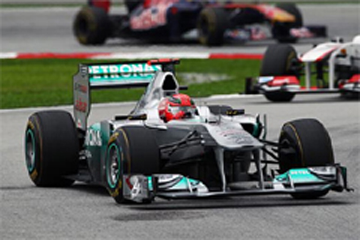 メルセデスGP：ミハエル・シューマッハが9位入賞 （F1マレーシアGP）