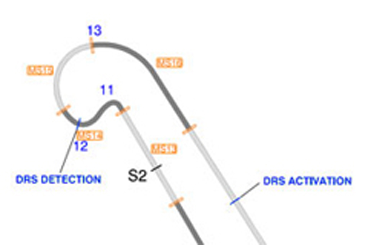F1中国GP、DRSゾーンはバックストレートに決定