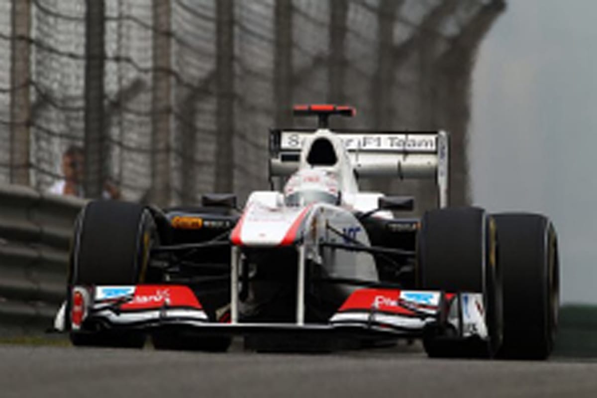 ザウバー:小林可夢偉は11番手 (F1中国GP初日)