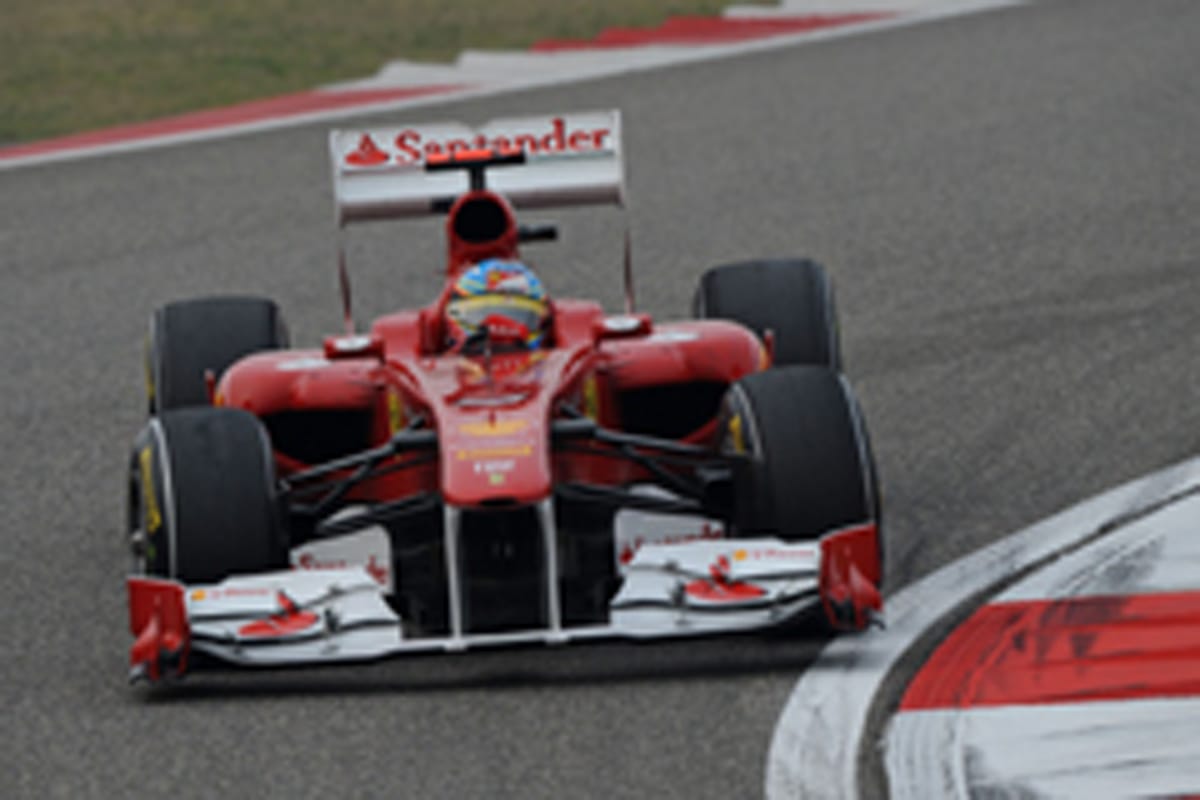 フェラーリ:2台が3列目に並ぶ (F1中国GP 予選)