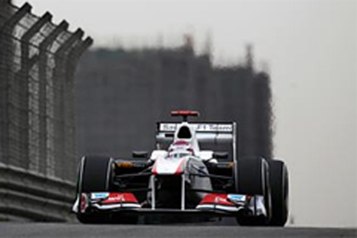 ザウバー:小林可夢偉は13番手 (F1中国GP 予選)