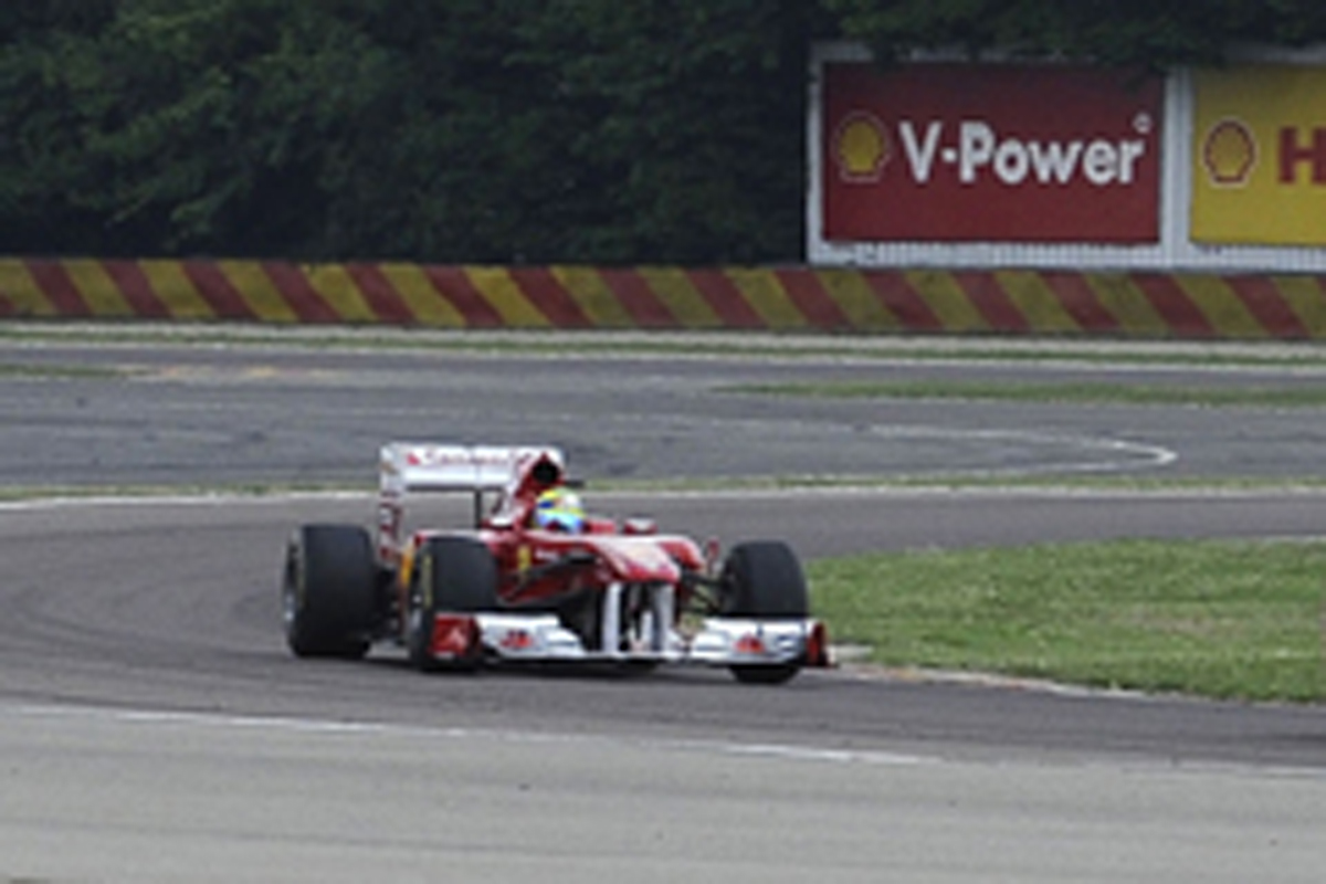 フェラーリ、撮影日に新パーツをテスト?