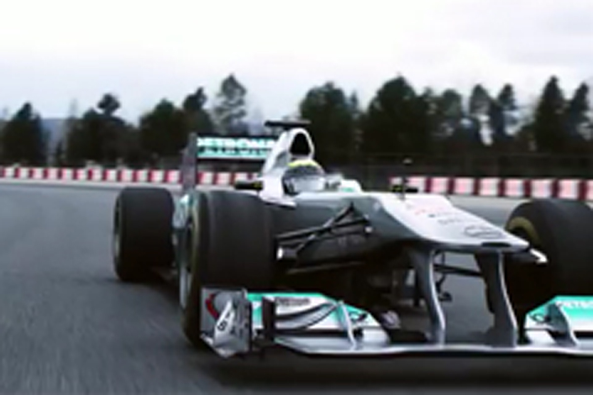 動画:メルセデスGP F1空力解説