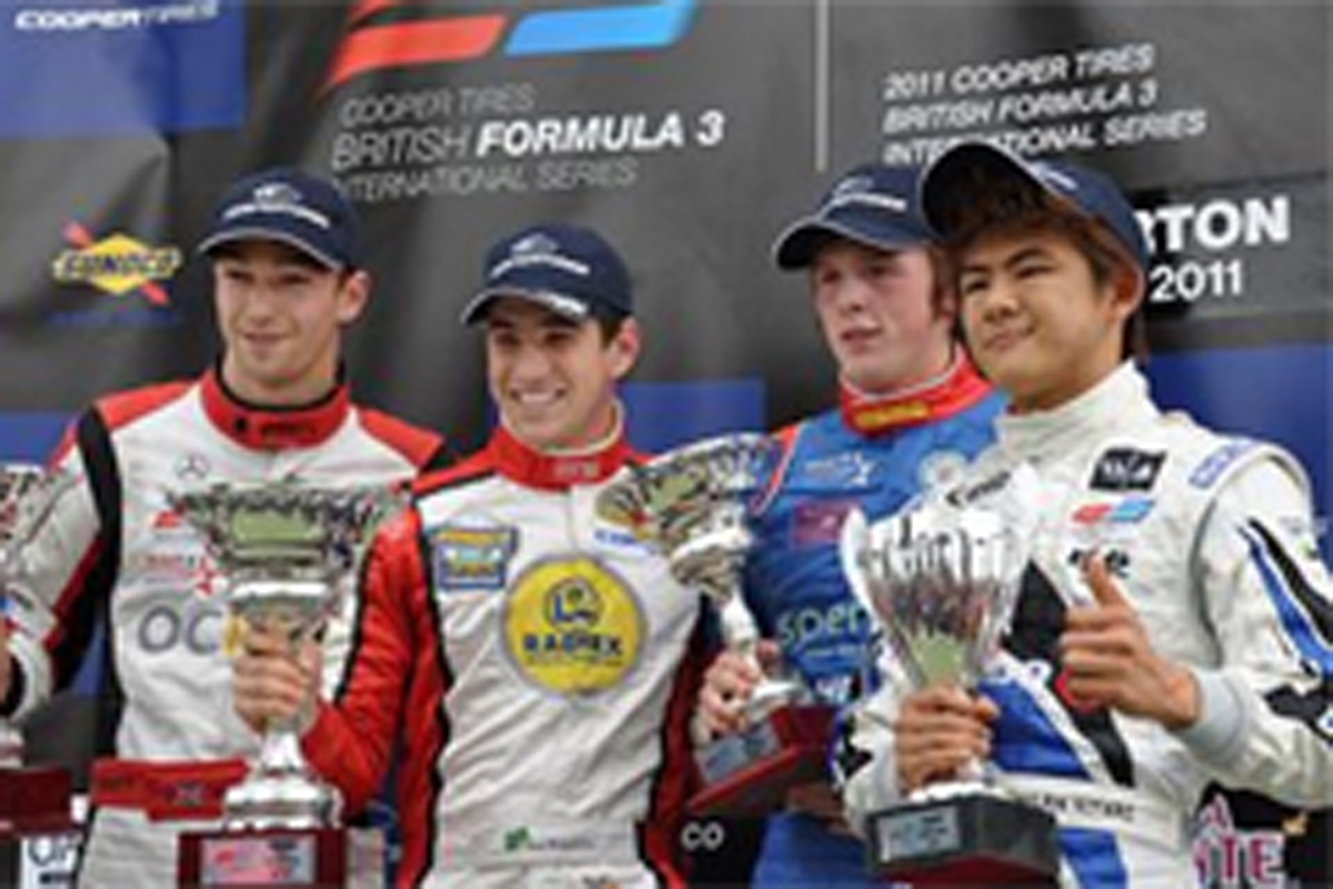 桜井孝太郎、イギリスF3のルーキークラスで初優勝