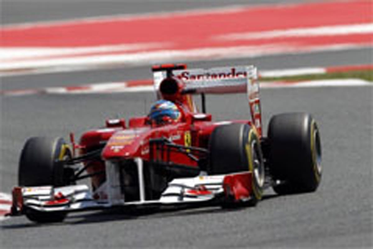 フェラーリ:アロンソが完璧なラップで4番手 (F1スペインGP予選)