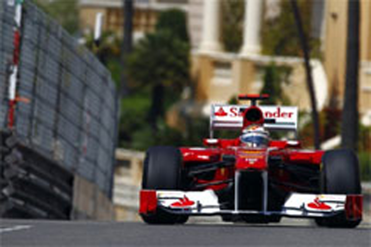 フェラーリ：F1モナコGP初日