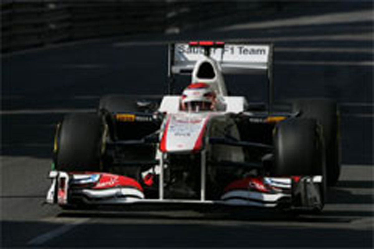 ザウバー：小林可夢偉は16番手 （F1モナコGP初日）