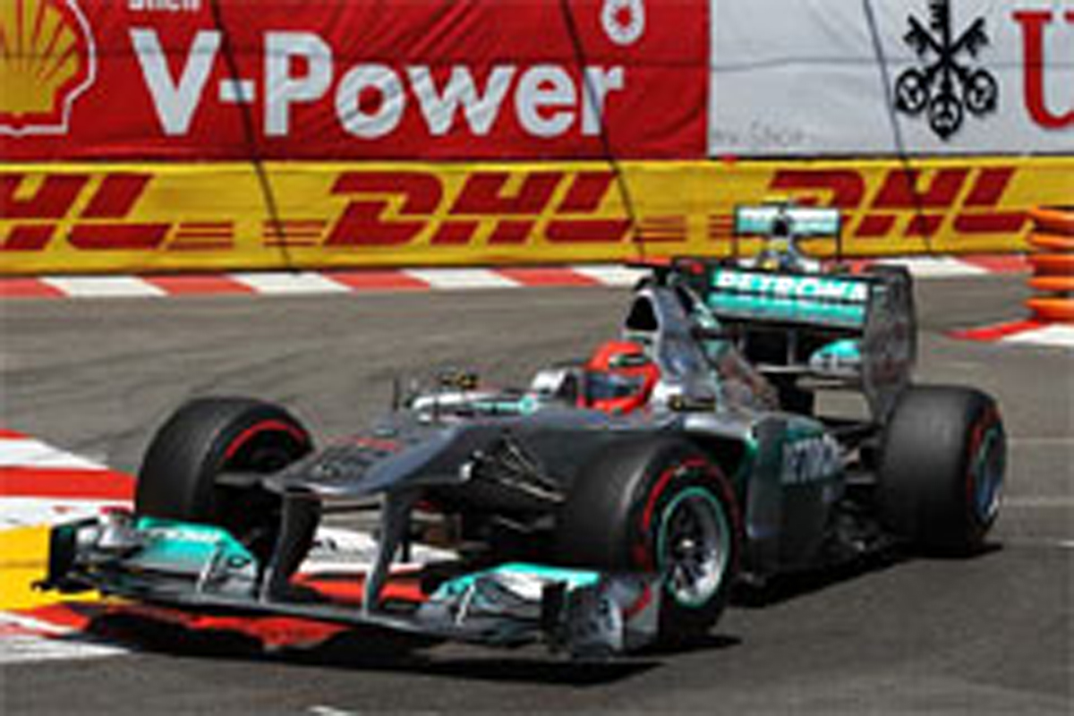 メルセデスGP:シューマッハが5番グリッド獲得 (F1モナコGP予選)