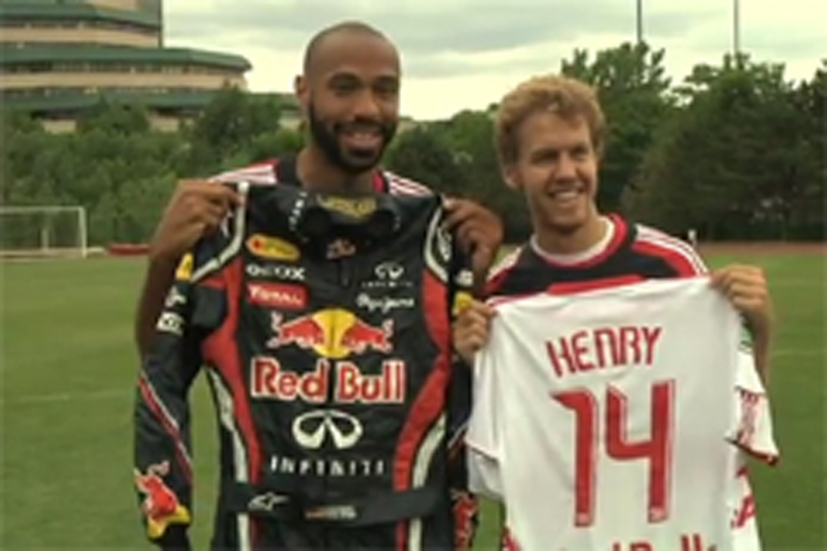 動画：セバスチャン・ベッテル、ニューヨーク・レッドブルズの練習に参加