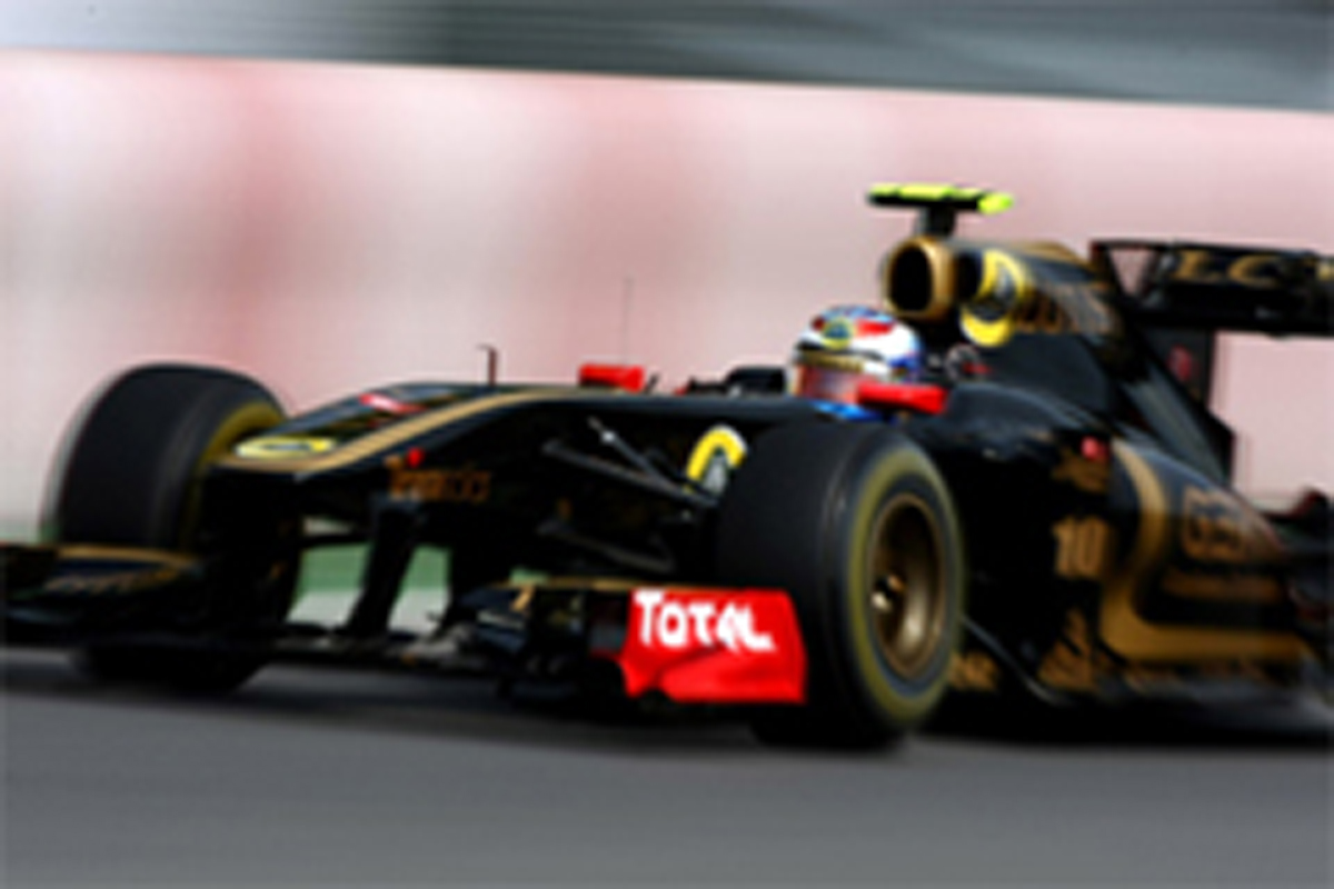 ロータス・ルノーGP、2012年も黒&金のカラーリングを継続
