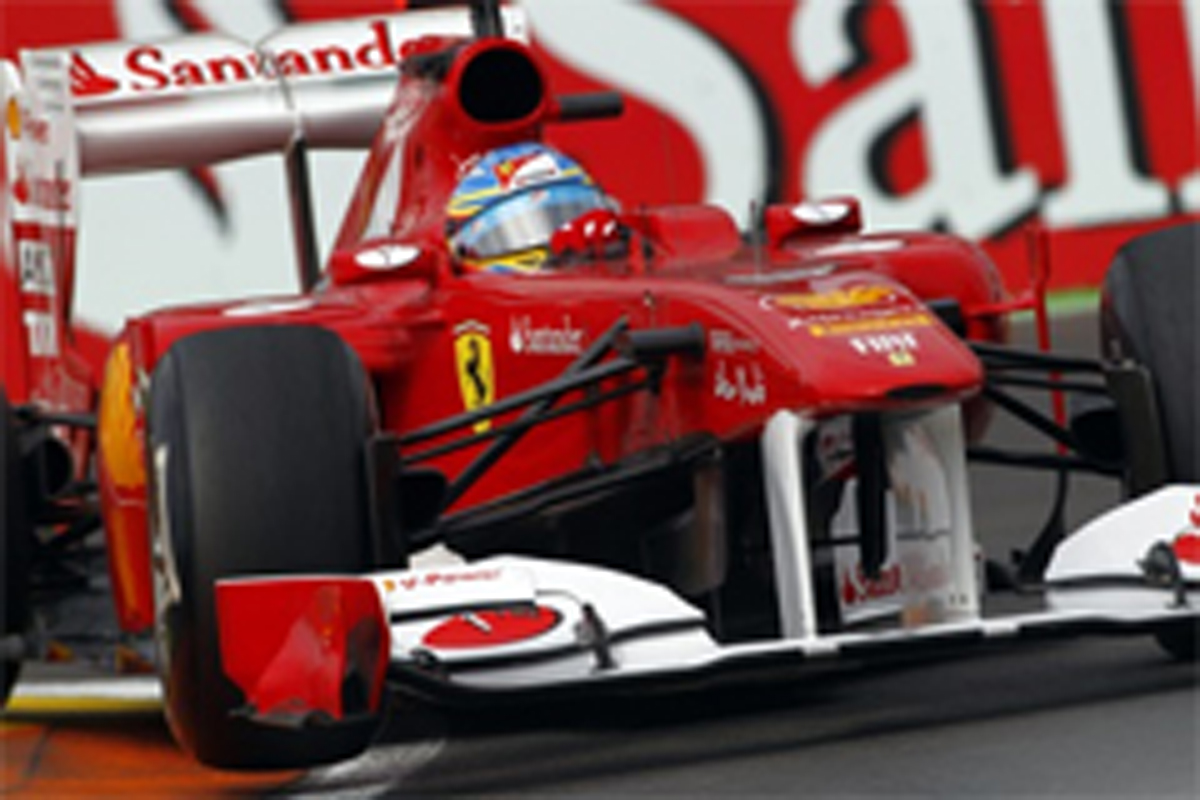 フェラーリ:F1ヨーロッパGP初日