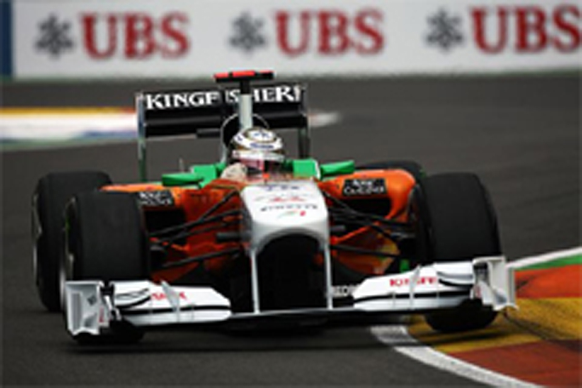 フォース・インディア：F1ヨーロッパGP初日