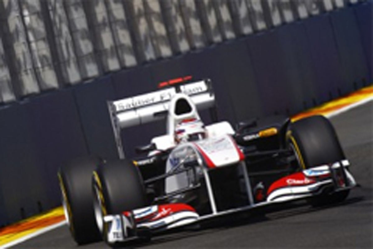 ザウバー：小林可夢偉は14番手 （F1ヨーロッパGP予選）
