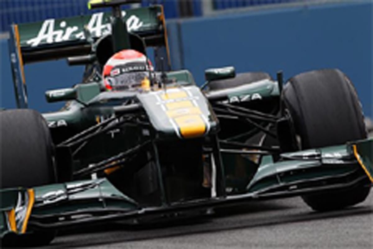 チーム・ロータス：F1ヨーロッパGP初日
