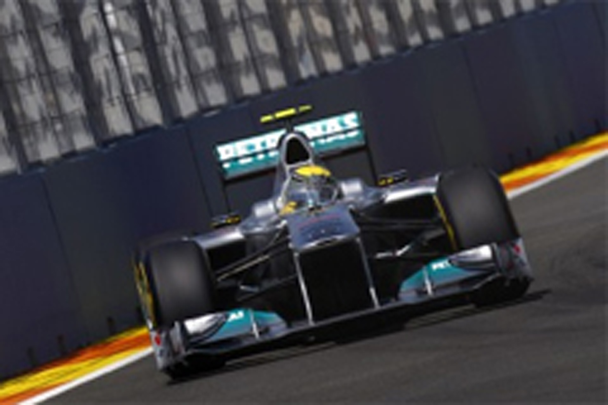 メルセデスGP:実力通りの“4列目” (F1ヨーロッパGP予選)