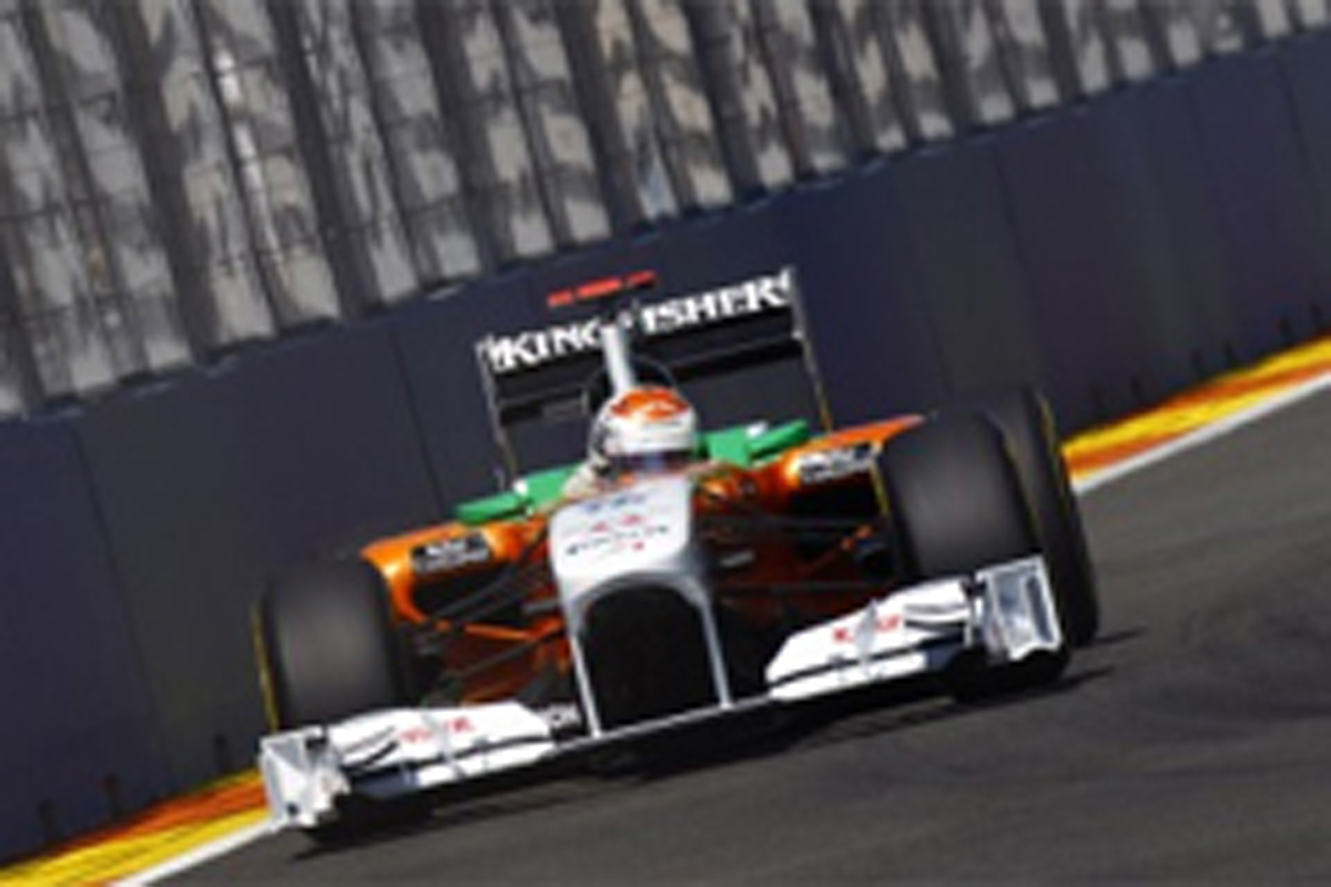 フォース・インディア:スーティルがQ3進出 (F1ヨーロッパGP予選)