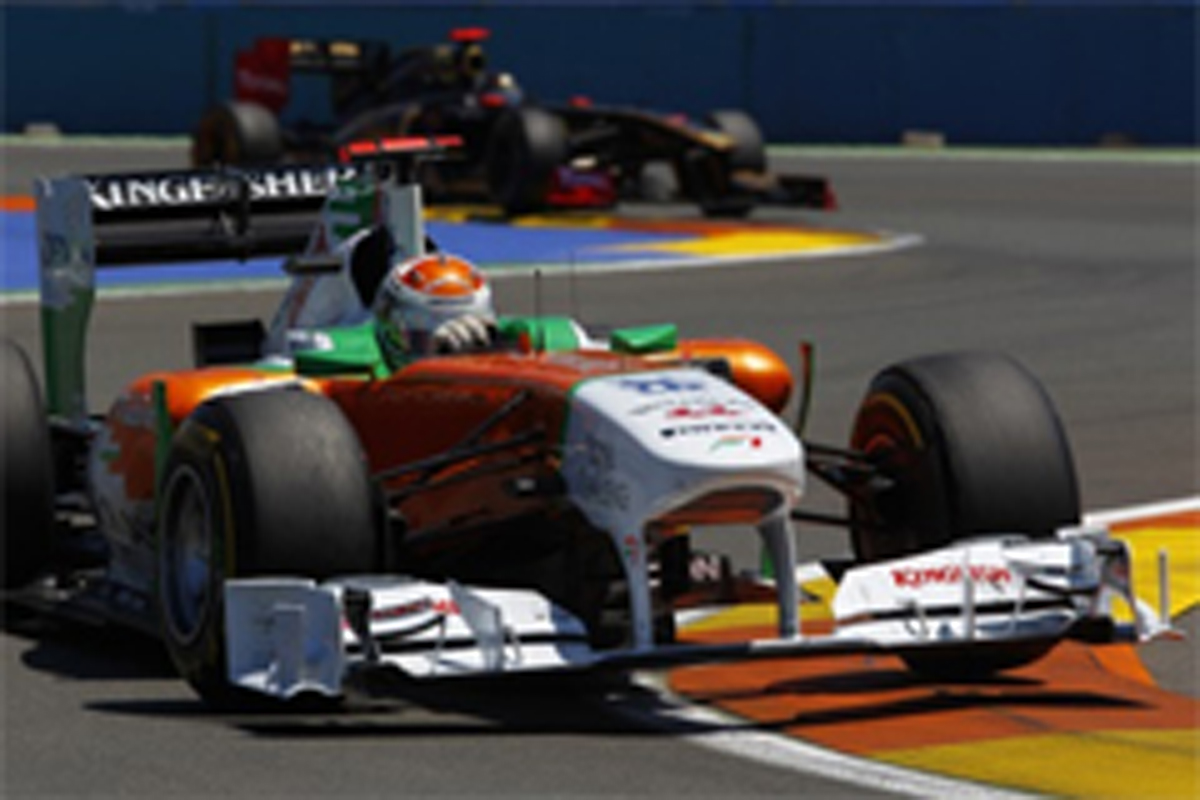フォース・インディア:スーティルが9位入賞 (F1ヨーロッパGP)