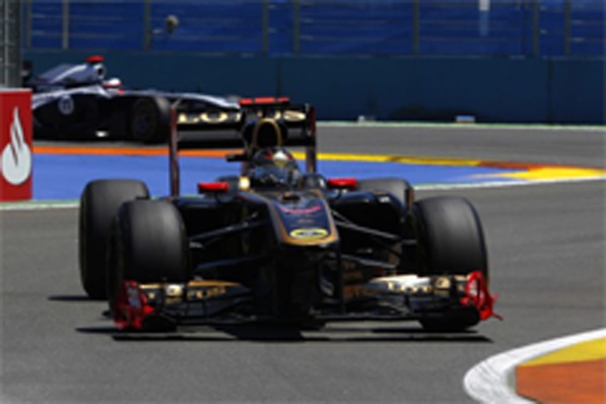 ロータス・ルノーGP:ハイドフェルドが10位 (F1ヨーロッパGP)