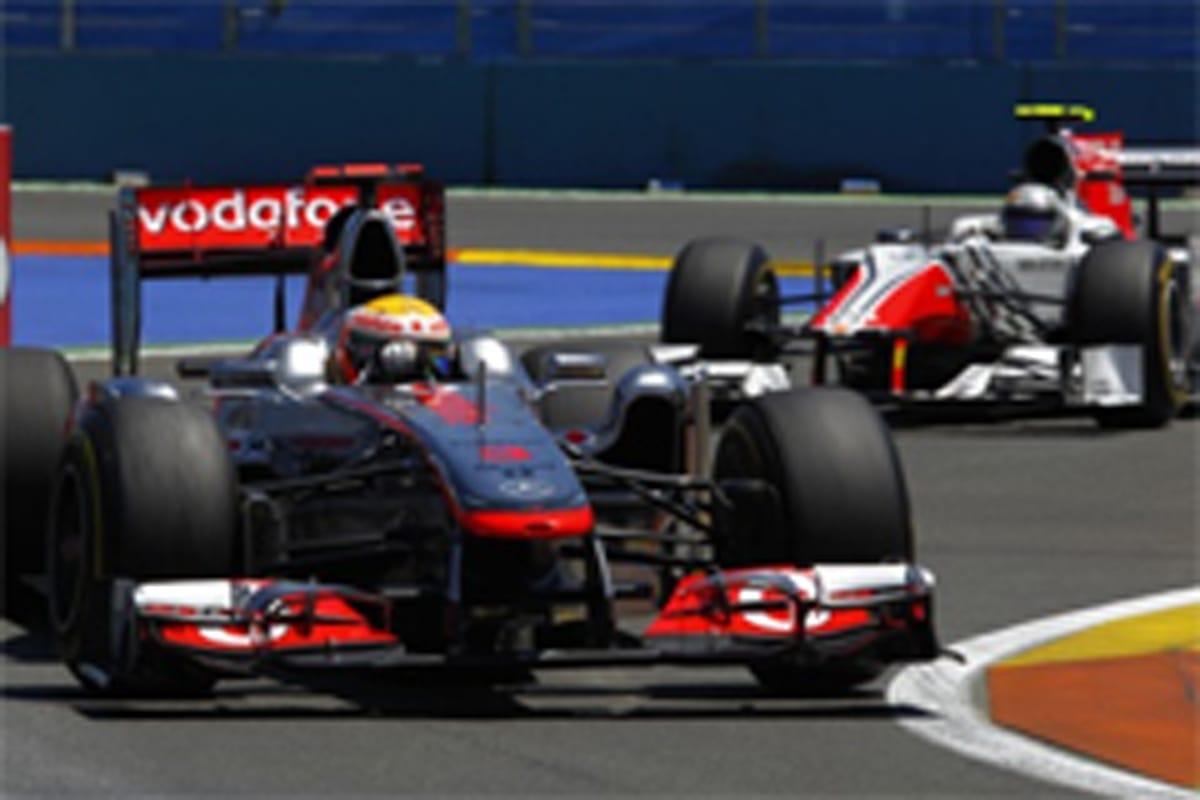 マクラーレン:表彰台には届かず (F1ヨーロッパGP)