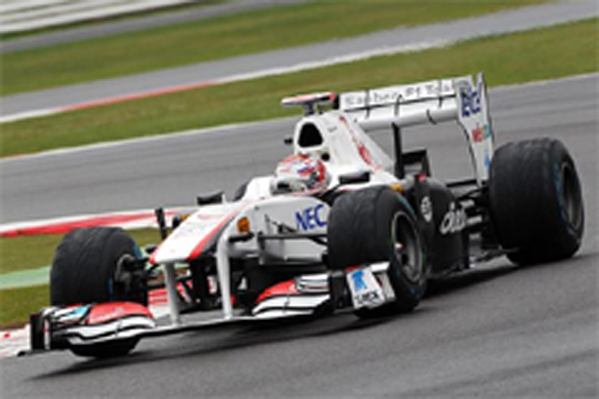 ザウバー:小林可夢偉が3番手 (F1イギリスGP初日)