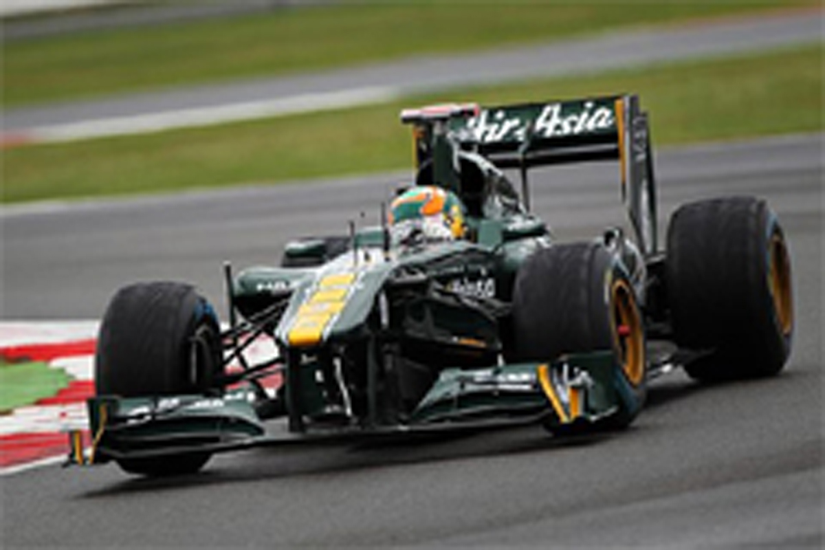 チーム・ロータス：F1イギリスGP初日