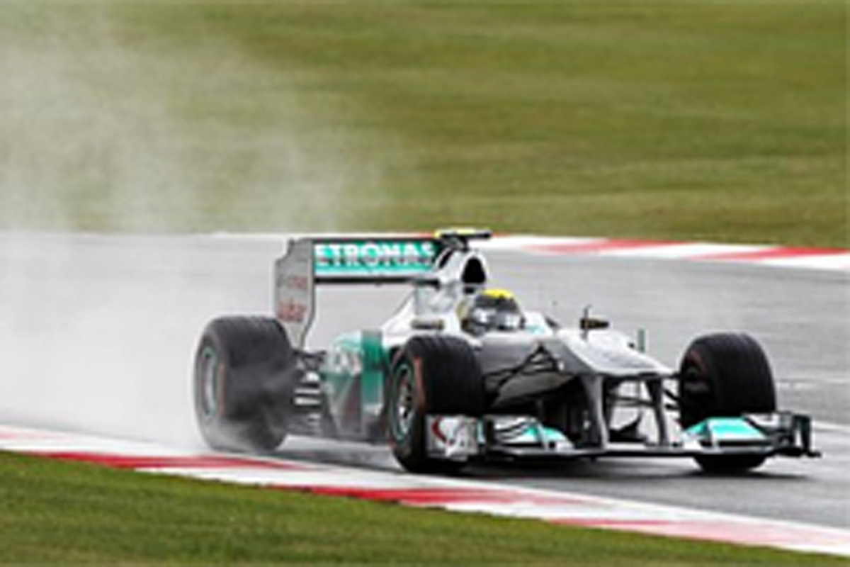 メルセデスGP：F1イギリスGP初日