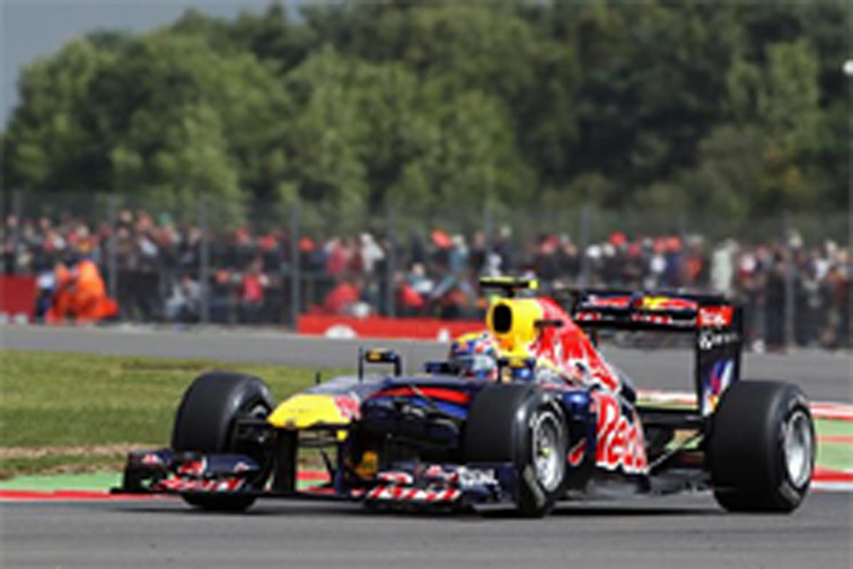 F1イギリスGP 予選:マーク・ウェバーがポールポジション