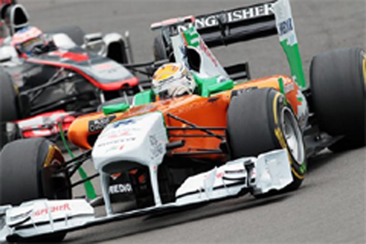 フォース・インディア:スーティルが6位入賞 (F1ドイツGP)