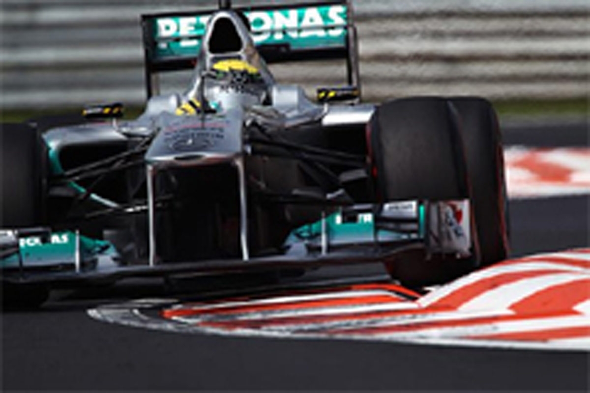 メルセデスGP：F1ハンガリーGP初日
