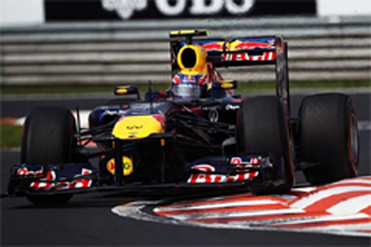 レッドブル:F1ハンガリーGP初日