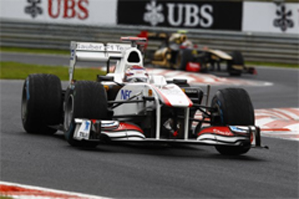 ザウバー:小林可夢偉は11位 (F1ハンガリーGP)