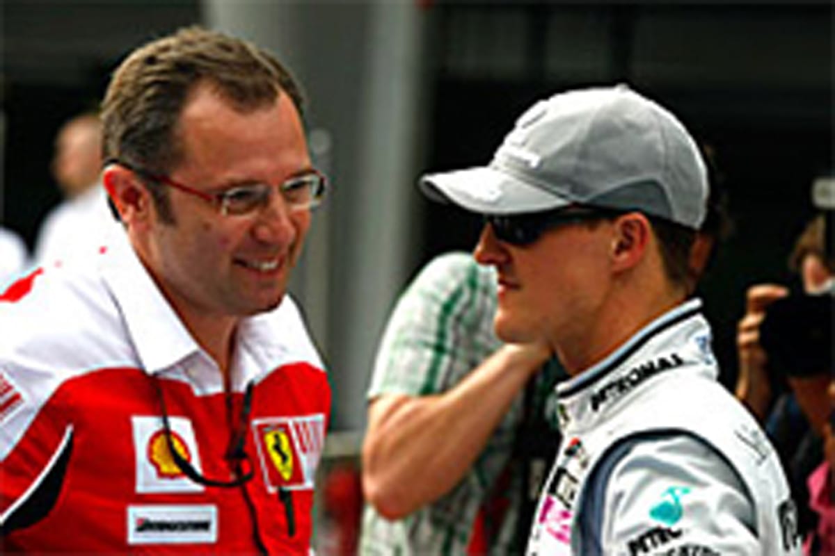 フェラーリ、ミハエル・シューマッハのF1デビュー20周年を祝福